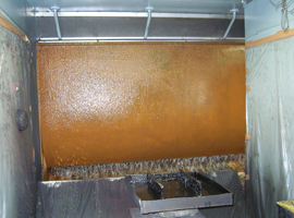 ライン用水洗ブース